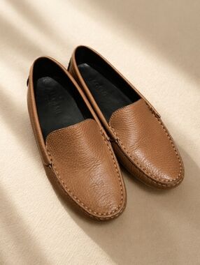 M.Gemi The Felize Driving Loafers Cappuccino Leather EU 36 Women’s Made In Italy